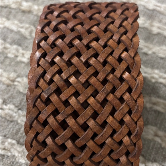 Chico’s Woven Brown Bohemian Leather Buckle Belt Size XL/XXL main image 10